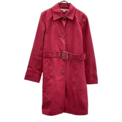 TOMMY HILFIGER トミーヒルフィガー トレンチコート 2 ピンク レディース 古着