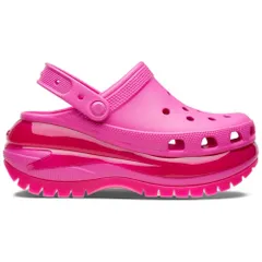クロックス（crocs） スポーツサンダル メガ クラッシュ クロッグ ピンク 207988-6UB-2023T タウン 街履き カジュアル レジャー （ピンク/２３．０/Men's、Lady's） 