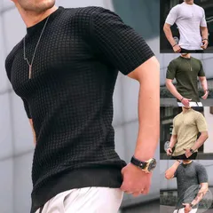 Tシャツ メンズ 半袖 ヘンリーネック カットソー 無地 トップス 夏物 半袖Tシャツ ファッション アメカジ 9x5f732