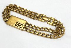 極美品✨ジバンシー ブレスレット Gロゴ 2連 喜平 ゴールド - メルカリ