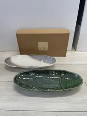 Eriさま専用 ぎゃらりー彩飾工房 備前焼三ツ足大鉢＆長皿 - メルカリ