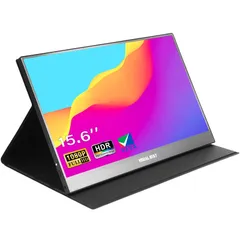 【人気商品】VISUAL BEAT 15.6インチ モバイルモニター 1080P FHD ポータブルゲーミングモニター IPS液晶パネル USB Type-C/mini HDMI/VESA/内蔵スピーカー Laptop/PC/Macbook/Phone/PS5