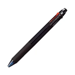 （まとめ）三菱鉛筆 ジェットストリーム4色ボールペン 0.7mm (軸色：透明ブラック) SXE450007T.24 1本【×20セット】