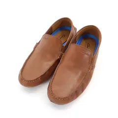 Clarks クラークス マークマンプレイン ローファー 26.5 ブラウン ドライバーズシューズ メンズ 古着