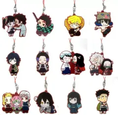 【中古】雑貨 全12種セット 「鬼滅の刃 滅! カプセルラバーマスコット6」