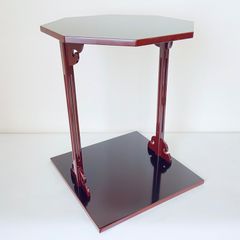 桐 丸卓 利休好 紙箱 茶道具 棚物 丸卓 桐木地 利休好写 紙箱入 茶道具 組立式 茶器 伝統工芸