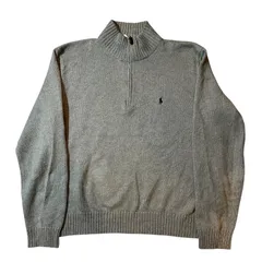 90s polo by Ralph Lauren hair zip / 90年代 ポロ バイ ラルフローレン ハーフジップ【D628】