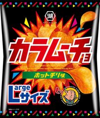 湖池屋 Largeサイズ カラムーチョチップス ホットチリ味 118g✕12袋のサムネイル