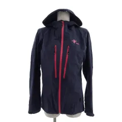 フォックスファイヤー Foxfire ジャケット マウンテンパーカー 7411648 フーディー GORE-TEX 止水ファスナー ネイビー 紺 ピンク L フォックスファイヤー Foxfire ジャケット マウンテンパーカー