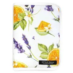 COLORFUL CANDY STYLE 新品   マルチケース 母子手帳ケース ファスナータイプ マルチケース ソレイユプロヴァンス オレンジ フルーツ プロヴァンス マルチケース 母子手帳ケース カバー ブランド ファスナー おしゃれ 二人用 2人用