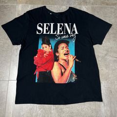 SELENA  セレーナ・ゴメス Tシャツ XL size ブラック プリントT 半袖 ロゴ 古着