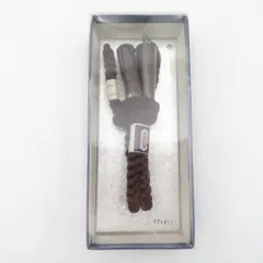 和小物 羽織紐 男性用 絹100％  茶色 丸組 手組紐 正絹 メンズ用 和装小物