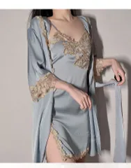 タイムセール！大人 かわいい　セクシー　刺繡レース　スリップ３点セット