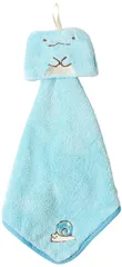 【新品・2営業日で発送】丸眞 すみっコぐらし 吊り下げマスコットタオル 抗菌防臭 マイクロ ループタオル／とかげとおでかけ サンエックス
