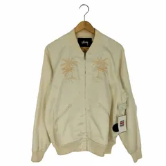 ステューシー Stussy Palm Satin パームツリー刺繍 サテン スカジャン スーベニアジャケット メンズ import：S のサムネイル