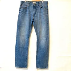 赤耳！(^w^)b UNIQLO ユニクロ セルビッジ レギュラー フィット ストレート ジーンズ コットン100% ジーパン デニムパンツ ボトムス アメカジ ストリート インディゴブルー メンズ 男性 W34
