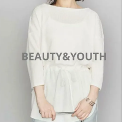 【未使用品】BEAUTY&YOUTH ユナイテッドアローズ ボートネック カットソー チュニック丈