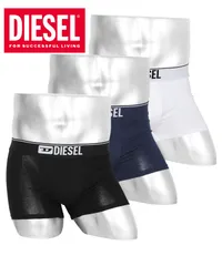 新品 未使用 並行輸入 DIESEL ディーゼル 下着 メンズ ローライズボクサーパンツ 【3枚セット】UMBX-SHAWN sb5i-gafn Bブラックネイビーセット