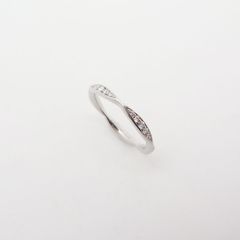シャネル カメリア コレクション エタニティリング フルダイヤモンド 約0.23ct #48 Pt950 新品仕上げ SAランク