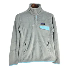 patagonia パタゴニア リツール スナップT フリースジャケット アウトドア グレー (レディース M) 中古 古着 T1297