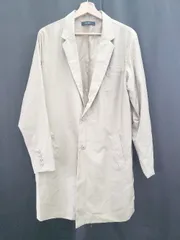 ◇ ⊇ nano universe ナノ ユニバース 長袖 チェスターコート サイズM ベージュ系 メンズ E  【1507230015518】