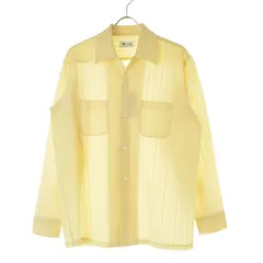 【古着】オープンカラー長袖シャツ