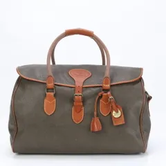 美品 マルベリー レザー ボストン バッグ 出張 旅行 ビジネス 紳士 ハンド トート ショルダー ブラウン 茶色 A4 メンズ EGE BI1-3【中古】のサムネイル