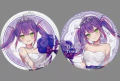 【中古】バッジ・ピンズ 常闇トワ(ノーマル) 缶バッジセット 「一番くじ ホロライブ ～Wedding Dress Style～」 缶バッジ賞