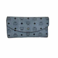 エムシーエム MCM ロゴ総柄 三つ折り長財布 メンズ 表記無 のサムネイル