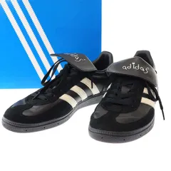 SHUKYU×E-WAX×adidas Originals シュウキュウ×イーワックス×アディダス オリジナルス HANDBALL SPEZIAL ローカットスニーカー HP6695 ブラック 28cmのサムネイル