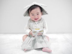 袴風おめかしスタイと布兜セット