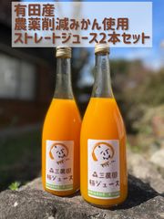 ▪️森三極ジュース2本▪️減農薬　みかんジュース　果汁100% 720ml