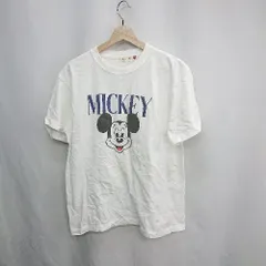 ◇ ⊂ Φ GOOD ROCK SPEED グッドロックスピード ミッキーマウス 半袖 Tシャツ サイズF ホワイト レディース E  【1502060030618】