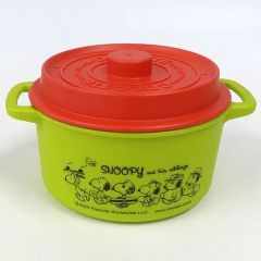 【中古】食器 3.集合電子レンジ用調理器 「PEANUTS(SNOOPY) サンリオ当りくじ ローソンスヌーピー当りくじ」