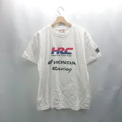 HONDAホンダレーシング企業古着半袖シャツMバイカーバイク車 HRC ロゴ HONDAホンダレーシング企業古着半袖シャツMバイカーバイク車 HRC