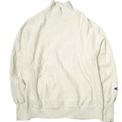 Champion x URBAN RESEARCH DOORS チャンピオン アーバンリサーチドアーズ 23AW 別注 20th タートルネックスウェット CWSY018 M オートミール トレーナー 裏毛 リバースウィーブ トップス g21826