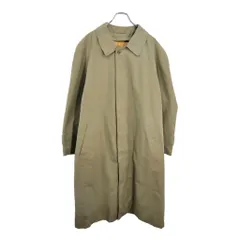 90年代 イングランド製 Aquascutum アクアスキュータム ステンカラーコート ベージュ(メンズ 42相当)中古 古着 V5972