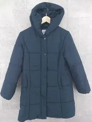 ■ E hyphen world gallery PEACE 長袖 中綿 ジャケット F ネイビー *  【1002797544100】