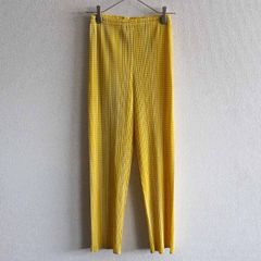 【美品】 PLEATS PLEASE【チェック柄 プリーツ パンツ】 プリーツプリーズ ISSEY MIYAKE イッセイミヤケ 25050385