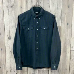 OLD STUSSY 緑タグ 80s ステューシー 長袖 チェック シャツ S