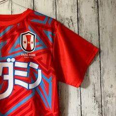 美品】hummel×INAC KOBE 企業ロゴ ゲームシャツ サッカーTシャツ