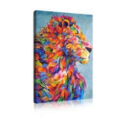 2023年最新】ライオン絵画の人気アイテム - メルカリ