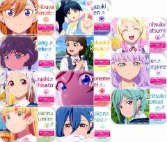 学マス 学園アイドルマスター アニメイト 店員名刺風カード コンプ 12種類 学マス 学園アイドルマスター アニメイト 店員名刺風カード コンプ 12