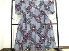 平和屋着物□上質な小紋 草花文 正絹 逸品 AAAT7855es