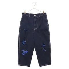 MARNI (マルニ) ダメージ ワイド デニムパンツ ブルー PAJDV05MY0 レディースのサムネイル