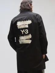 Y-3 (ワイスリー) U グラフィック バックロゴ ロング長袖 シャツ U GFX Y3JN4878 ブラックのサムネイル
