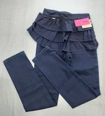 【タグ付き新品】JENNI シスタージェニィ デニムパンツ 長ズボン 150cm 子供服 中古