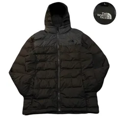 THENORTHFACE ザノースフェイス NylonJacket ナイロンジャケット フード付き Embroidery 両面刺繍ロゴ Drawcord ドローコード Polyester ポリエステル Nylon ナイロン Black ブラック 黒 L
