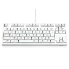 【新品 未使用 未開梱】FILCO　有線キーボード　かな有り／テンキー無し　茶軸（日本語配列９１キー・マットホワイト）　FKBN91M/JMW2