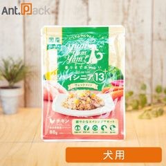 Yum Yum Yum！ ハイシニア13+ チキン ウェットフード 犬用 80g ［ネコポス発送］12袋 まで（50836）のサムネイル